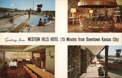 Western Hills Hotel, Kansas City, KS Postcard Postcard Postcard