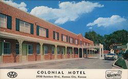 Colonial Motel Postcard