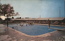 Old Village Motel and Restaurant Postcard