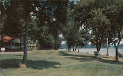 Indian Burial Mounds, Assembly Park Postcard