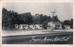 Frazier's Modern Motor Court Fort Wayne, IN Postcard Postcard Postcard