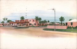 Motel Capri and Restaurant Postcard