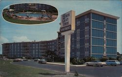 South Gate Towers Apartments and Swimming Pool Postcard