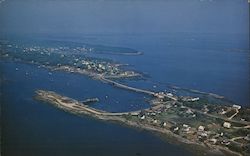 Cribstone Bridge Bailey Island, ME Mike Roberts Postcard Postcard Postcard