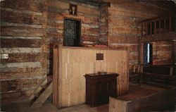 Pulpit of the old Cane Ridge Meeting-House Paris, KY Postcard Postcard Postcard