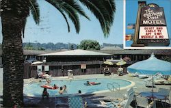 The Hitching Post Motel Swimming Pool Santa Cruz, CA Postcard Postcard Postcard