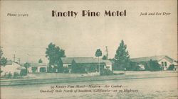 Knotty Pine Motel - Jack and Eve Dyer Postcard