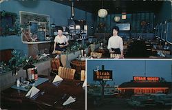 In Stockton it's the Steak House Postcard