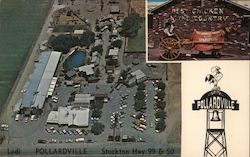 Pollardville Ghost Town, Chicken Kitchen, and Palace Morada, CA Postcard Postcard Postcard