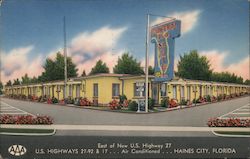 Central Florida Motel Restaurant Postcard