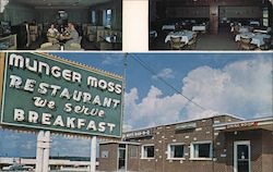 Munger Moss Restaurant and Dining Room Postcard