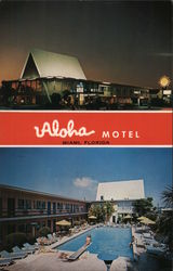 Aloha Motel Miami, FL Postcard Postcard Postcard
