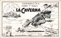 La Caverna Hotel Postcard