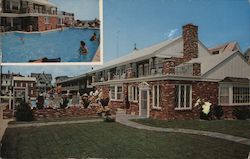 Two Views of the Mayfield Motel Cape May, NJ Postcard Postcard Postcard