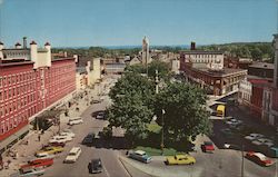 Public Square, Looking East Postcard