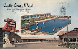 Castle Court Motel Niagara Falls, NY Postcard Postcard Postcard