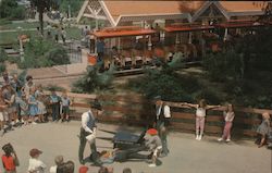 Frontier Village Amusement Park Postcard