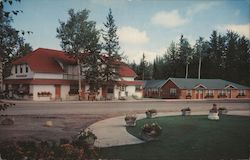 Pleasant Inn Hotel and Motel on Waskesiu Lake Saskatchewan Canada Postcard Postcard Postcard