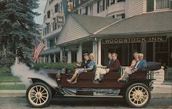 1911 nine Passenger Stanley Steamer, Woodstock Inn Vermont Cars Postcard Postcard Postcard