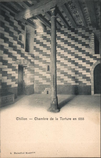 Chillon - Chambre de la Torture en 1255 Switzerland