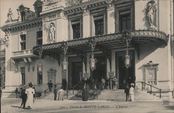 Entrance to the Casino of Monte Carlo Monaco
