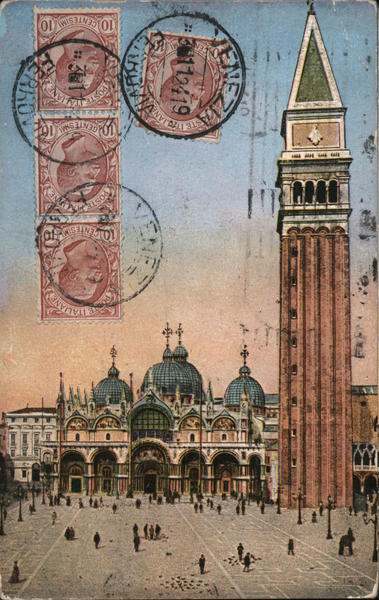 St. Mark's Square and Basilica Venice Italy