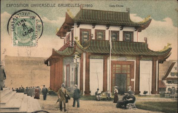 China Pavillion Exposition Universelle Bruxelles Brussels Belgium