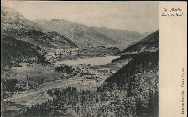 St Moritz Dorf u Bad St. Moritz Switzerland