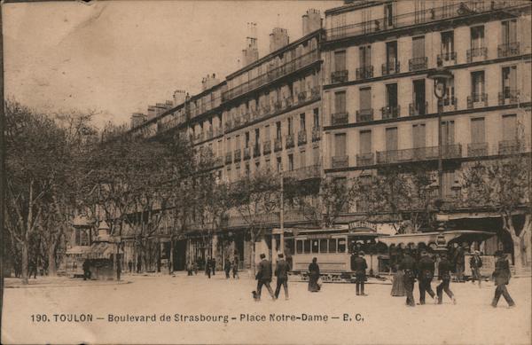 Boulevard de Strasbourg, Place Notre-Dame Toulon France