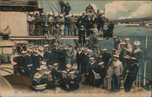 Scenes de Bord - Le Diamanché á Bord France