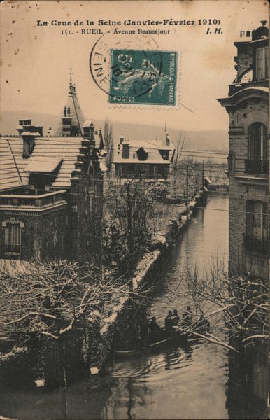 Le Crue de la Seine (Janvier Féveler 1910) France