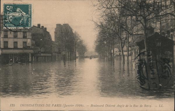 Inindations de Paris France