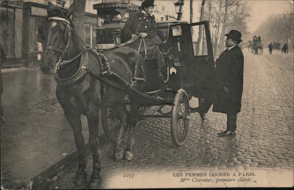 Les Femmes Cocher A Paris France