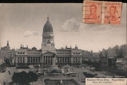 Plaza del Congreso Buenos Aires, Argentina Postcard Postcard Postcard