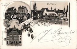 Guss aus Nürnberg Postcard