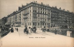 Hotel de Russie Geneva, Switzerland Postcard Postcard Postcard
