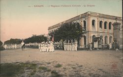 Colonial Infantry Regiment Postcard