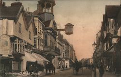 Guildford High Street Surrey, England Postcard Postcard Postcard