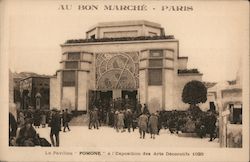 Le Pavillon "Pomone" - Au Bon Marché Paris, France 1925 Exposition des Arts Decoratifs Postcard Postcard Postcard