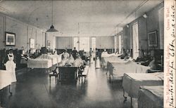 Queen Ward, The Middlesex Hospital Postcard