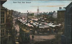 Great Yarmouth Marketplace Postcard