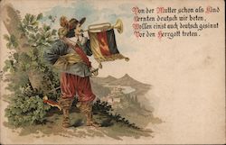Von der Mutter schon Postcard