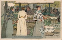 N° 49 Marché aux Legumes (Place Ste-Catherine) Postcard