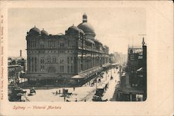 Sydney - Victoria Markets Australia Postcard Postcard Postcard