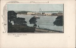 Naval Depot, Garden Island, Sydney Postcard