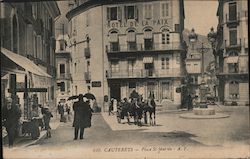 Cauterets - Place St. Martin Postcard