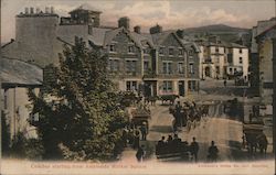 Coaches starting from Ambleside Market Square Postcard
