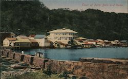 Town of Porto Bello and Ruins Postcard