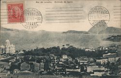 Rio de Janeiro. entrada de barra Brazil Postcard Postcard Postcard