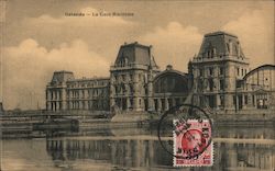 Ostande La Gare Maritime Postcard